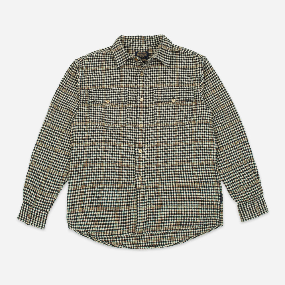 Big Pocket Check Shirt - White/Grey