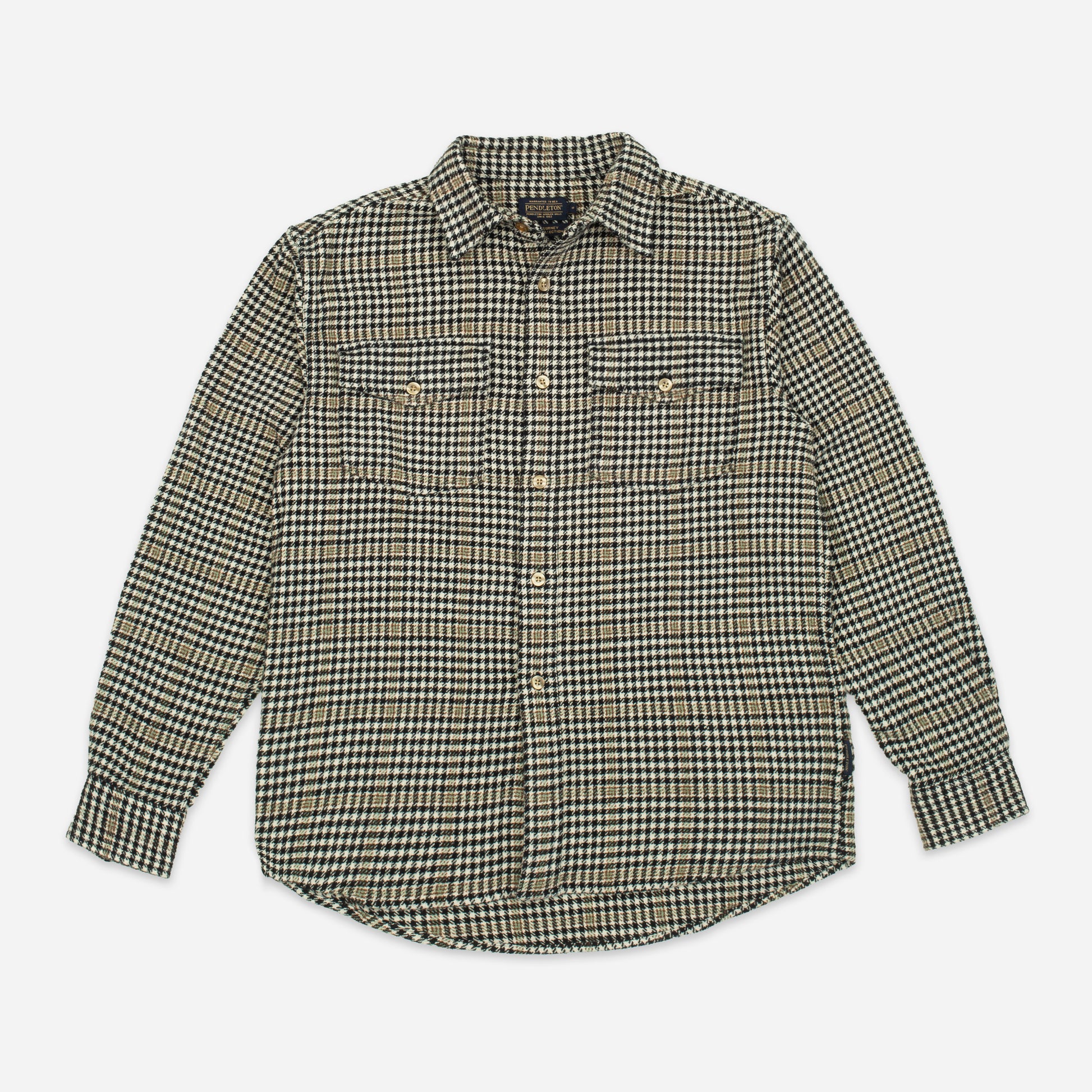 Big Pocket Check Shirt - White/Grey