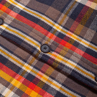 Arcadia Flannel Shirt - Black/Gold Multi Plaid