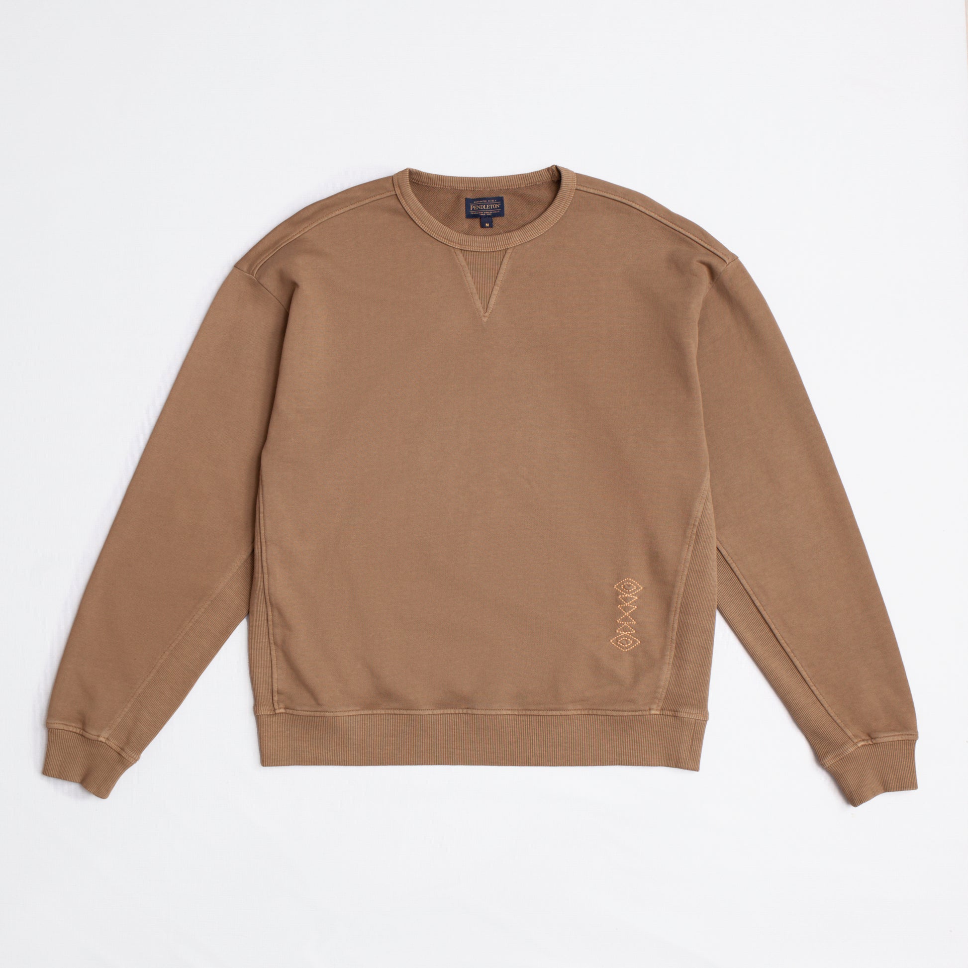 Harding Embro Sweatshirt - Khaki