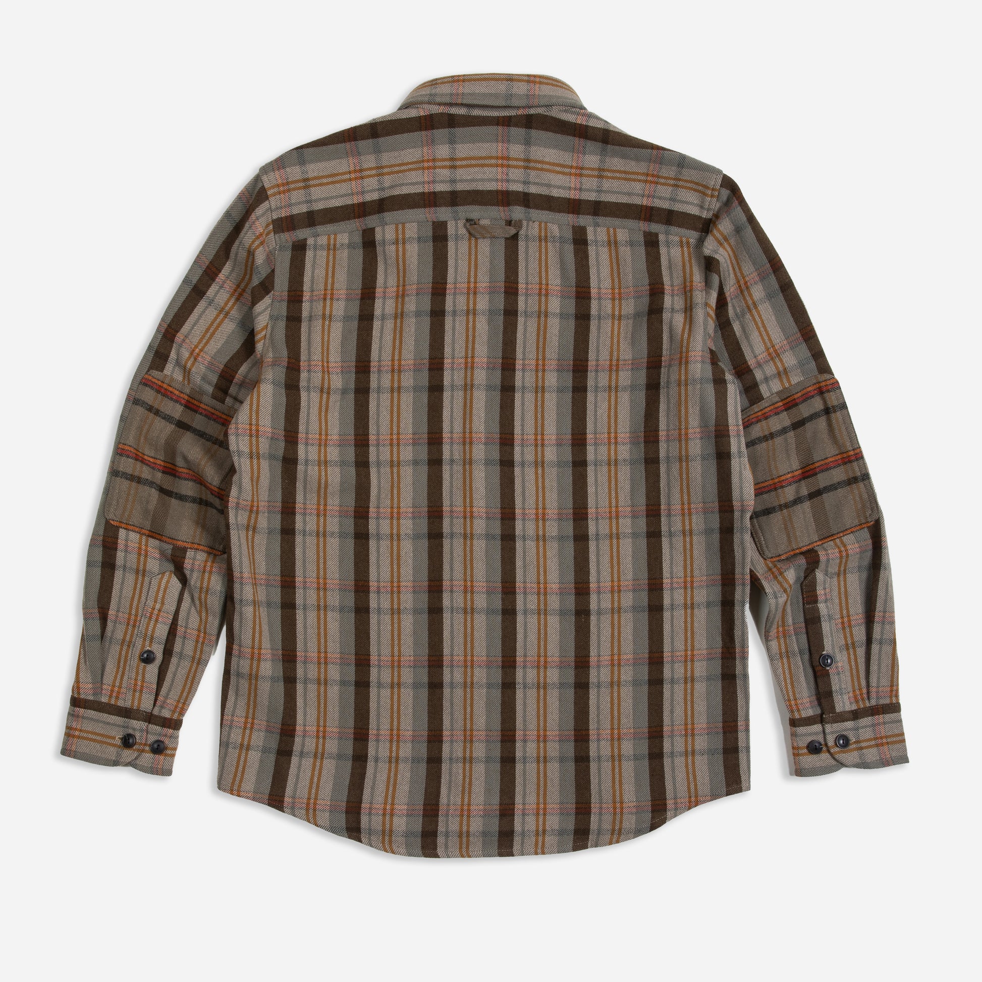 Pawpine Wool Weston Shirt - Green / Brown Plaid