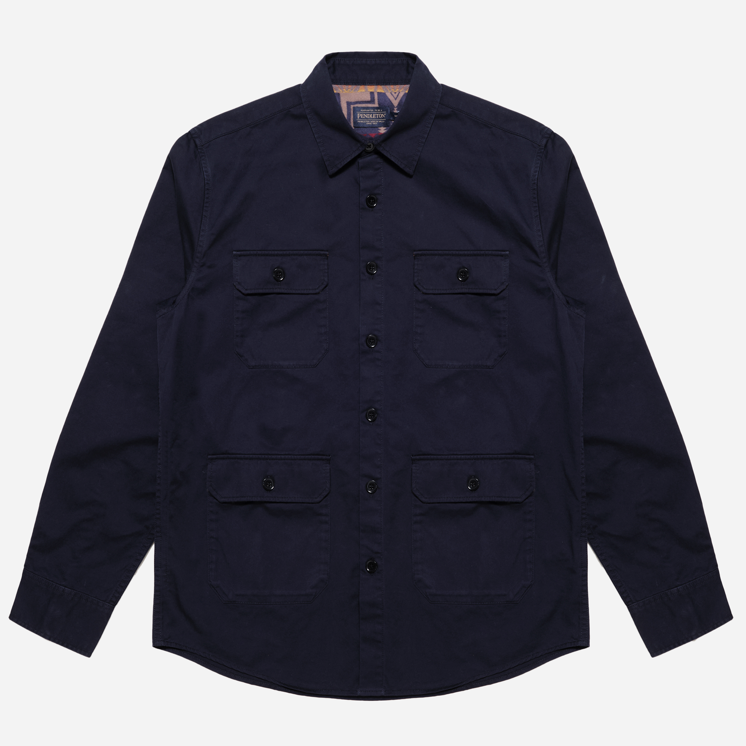 Patchwork Explorer Shirt (The Harding Capsule) – Marineblau/Harding