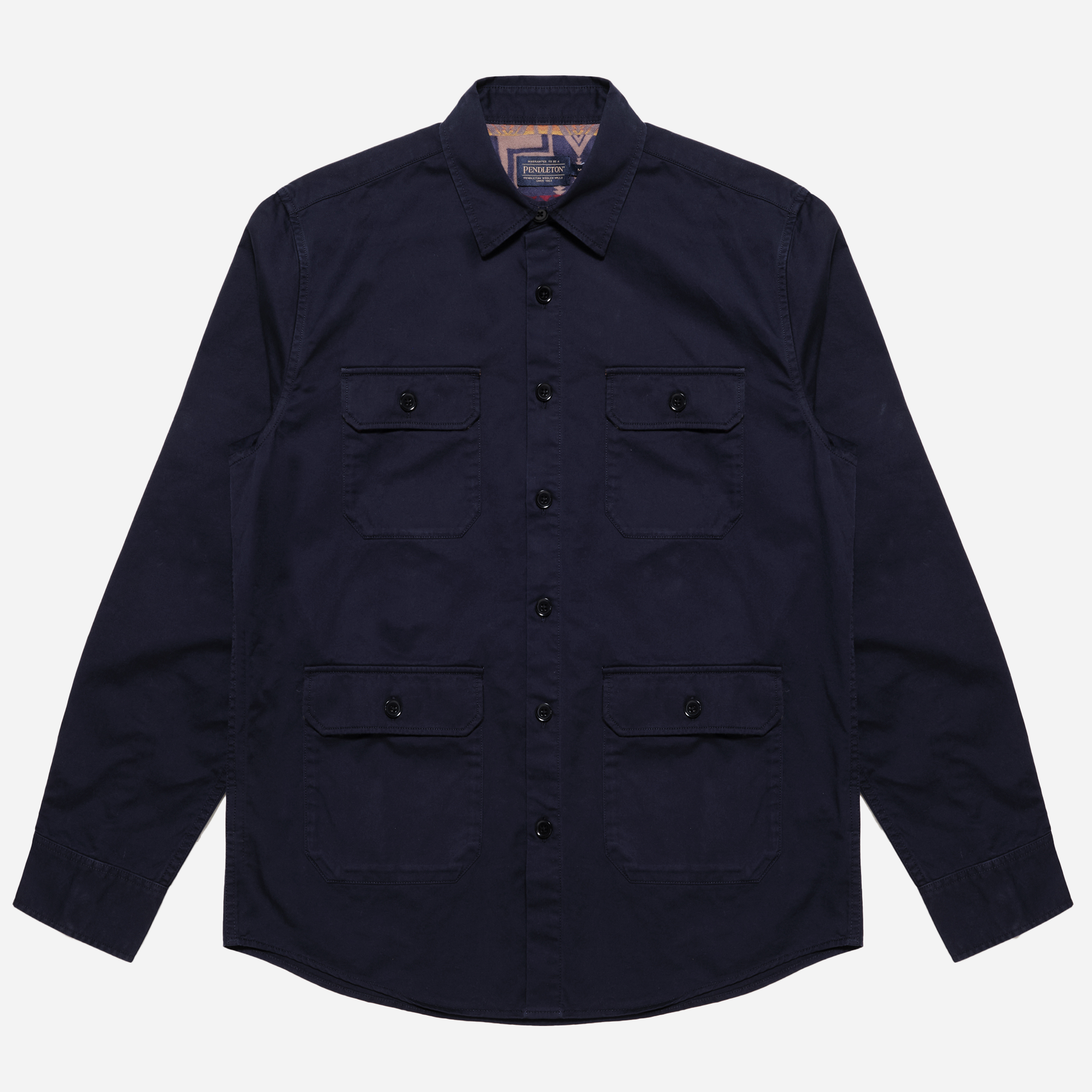 Patchwork Explorer Shirt (The Harding Capsule)  - Navy/Harding