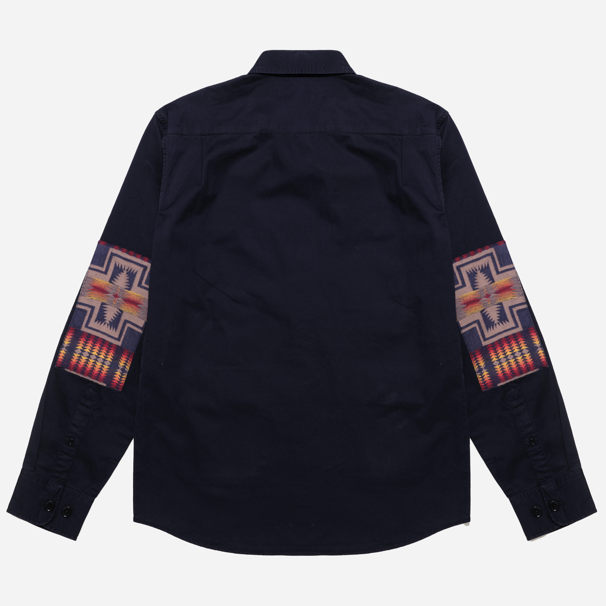 Patchwork Explorer Shirt (The Harding Capsule)  - Navy/Harding