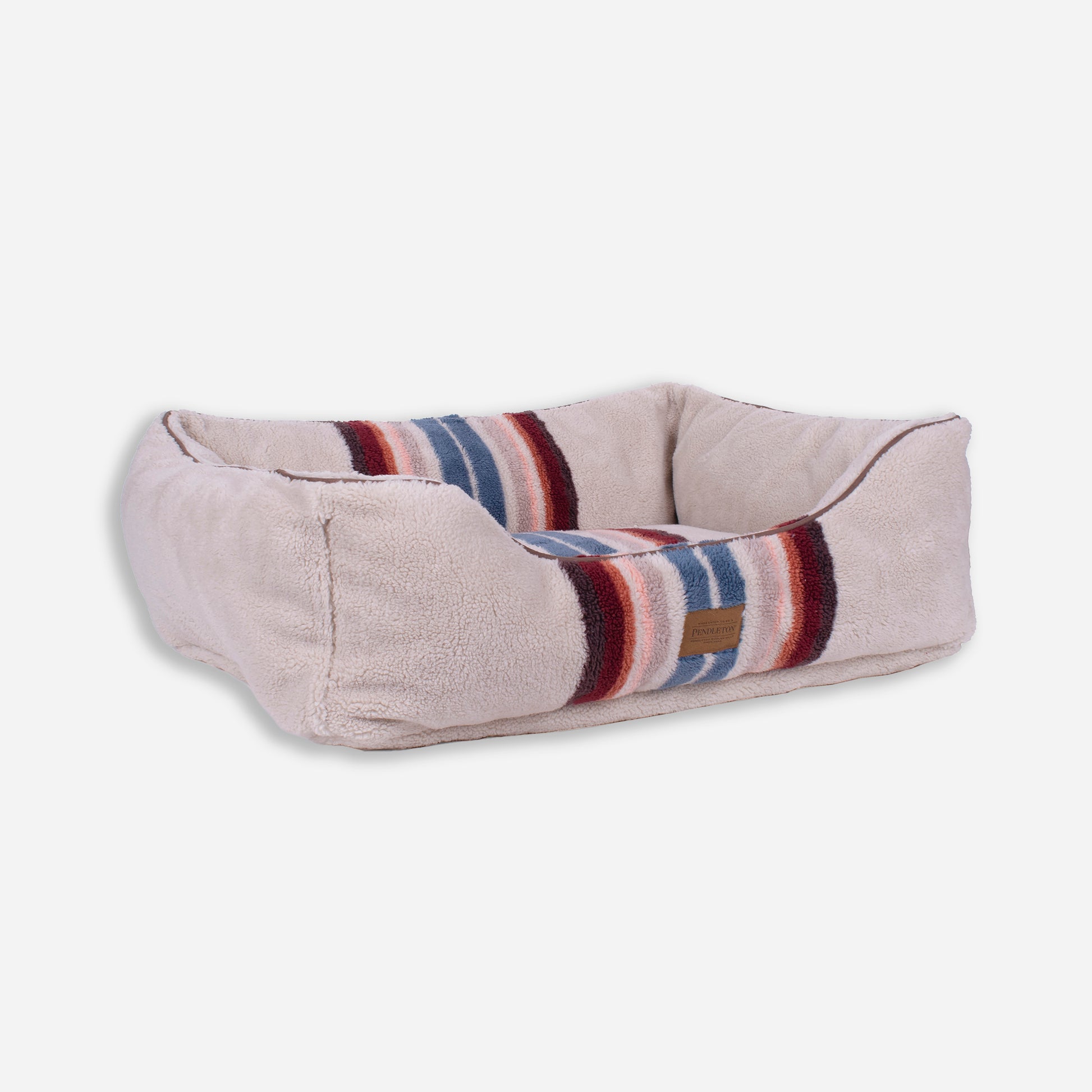 Serape Kuddler Dog Bed - Rosewood