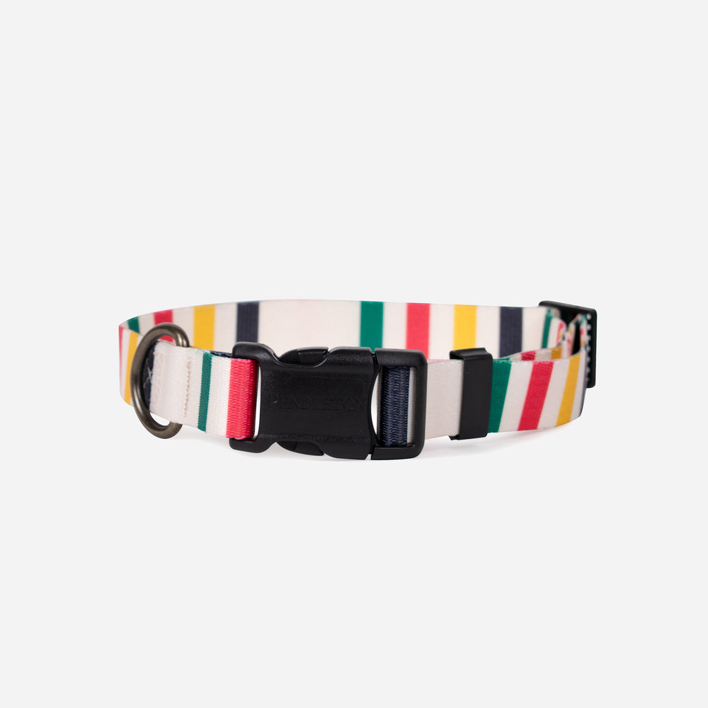 Glacier National Park Dog Collar - White