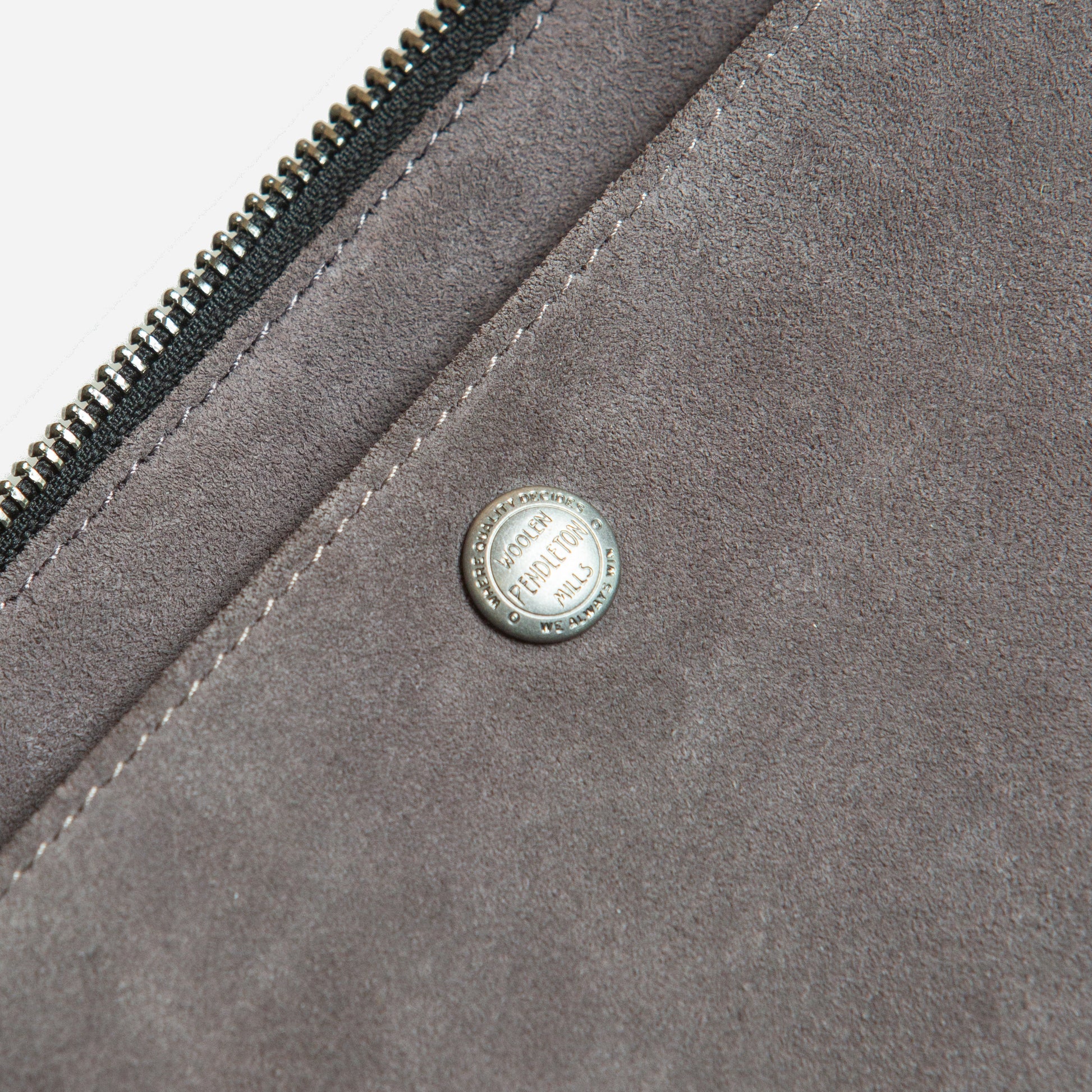 Suede Sling Bag - Brown