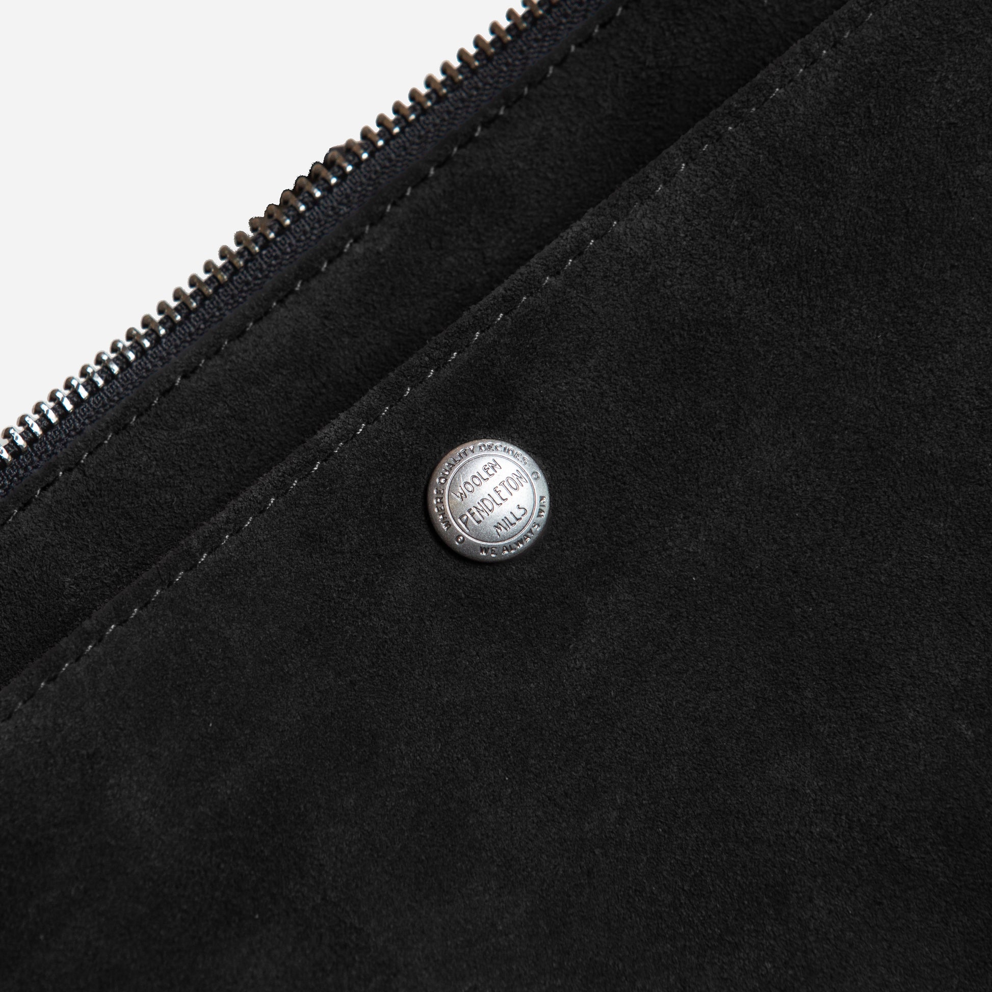 Suede Sling Bag - Black