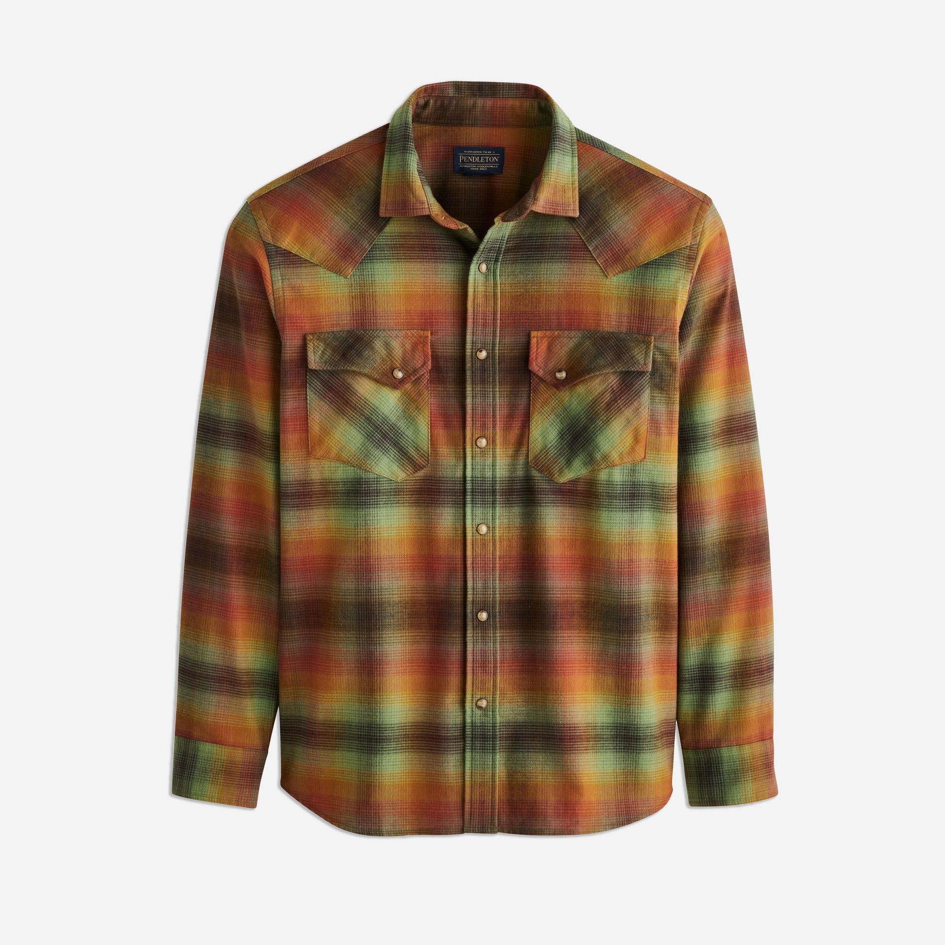 Wyatt Shirt - Brown / Green Multi Plaid