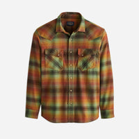 Wyatt Shirt - Brown / Green Multi Plaid