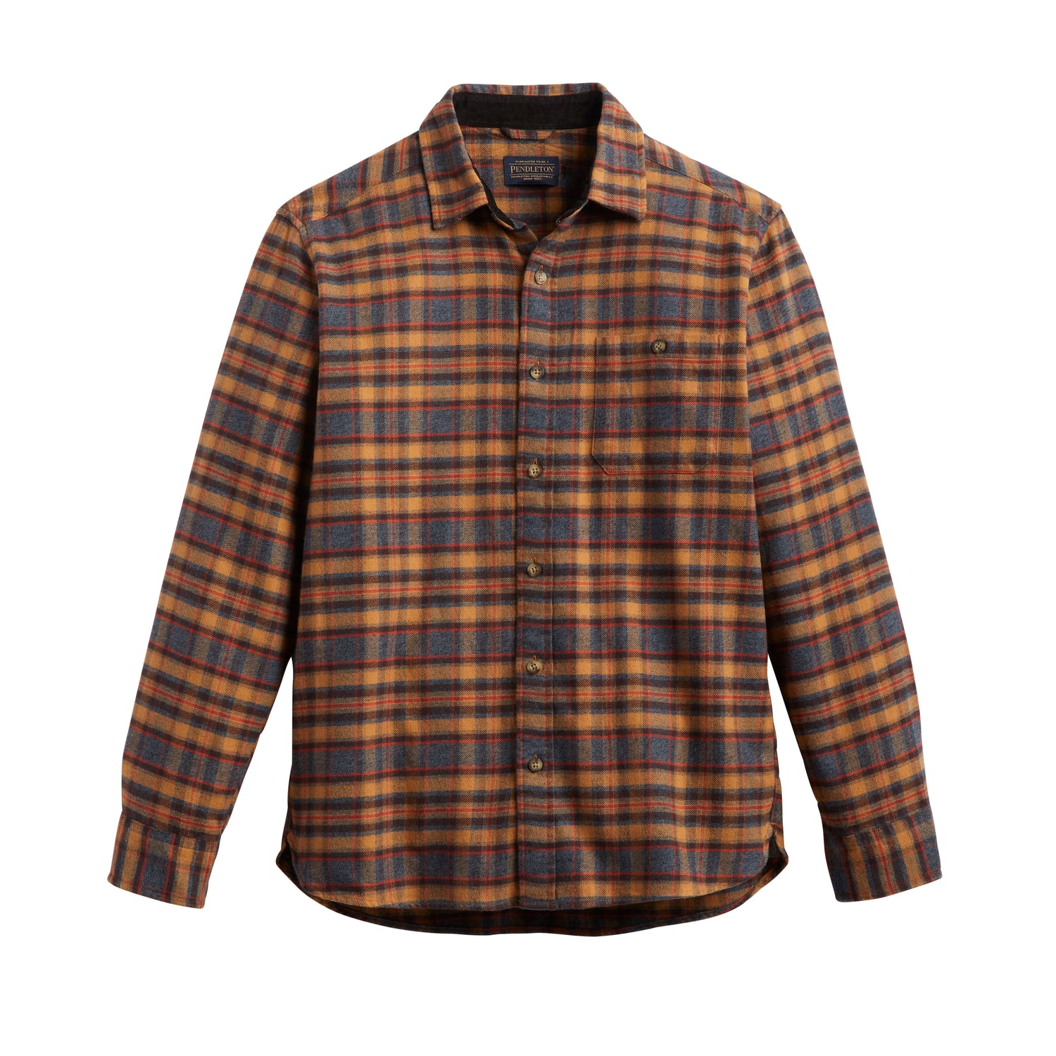 Fremont Flannel Shirt - Brown / Black / Red Plaid