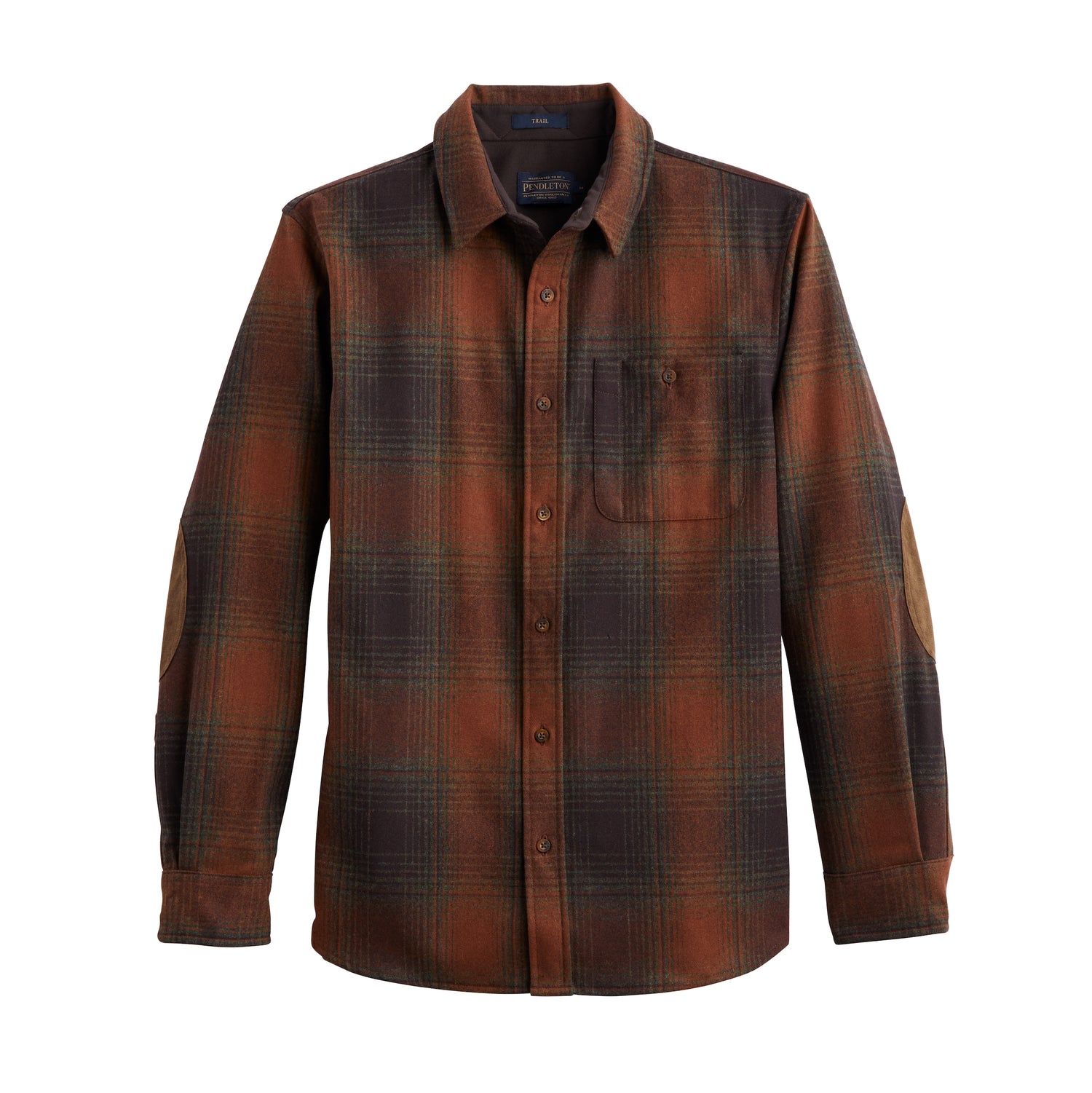 Trail Shirt - Brown / Green Mix Ombre