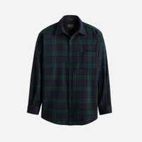 Anniversary Lodge Wool Shirt - Black Watch Tartan