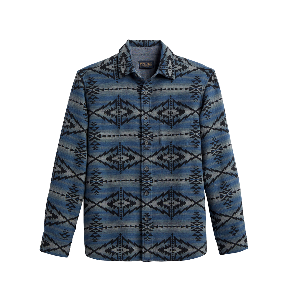 Marshall Chamois Shirt - Trapper Peak Blue/Grey