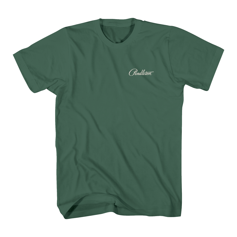 Harding Graphic Tee - Evergreen/Grey
