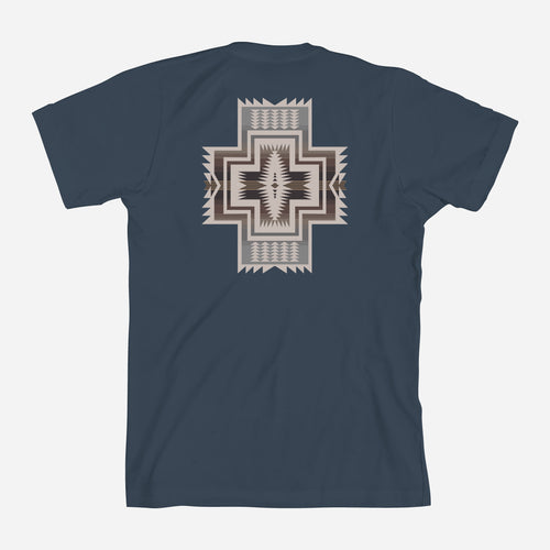 Harding Star Graphic T-Shirt – Atlantik / Grau