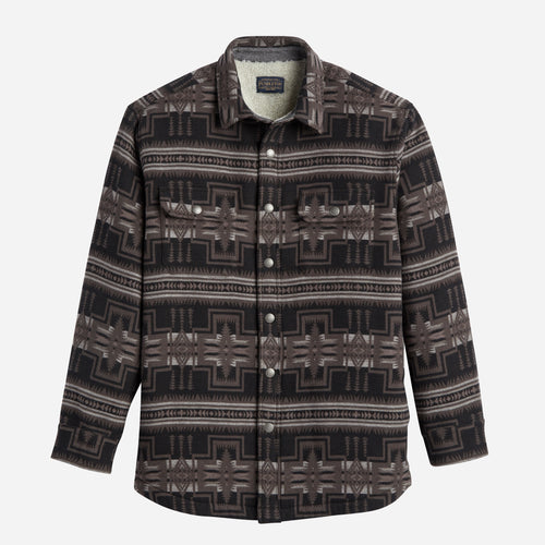 Sherpa Lined Shirt Jacket - Harding Charcoal