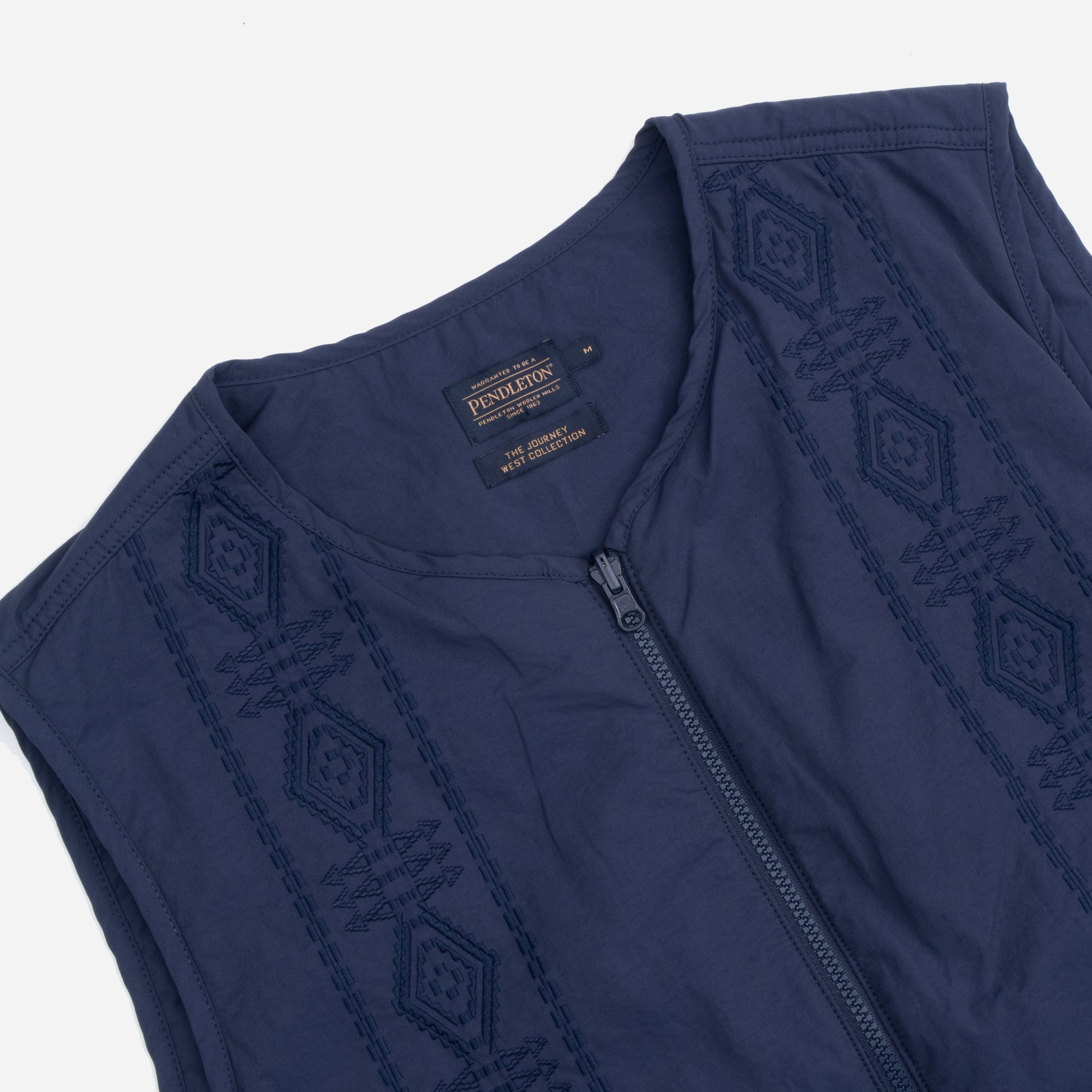 Reversible Parachute Liner Vest - Navy