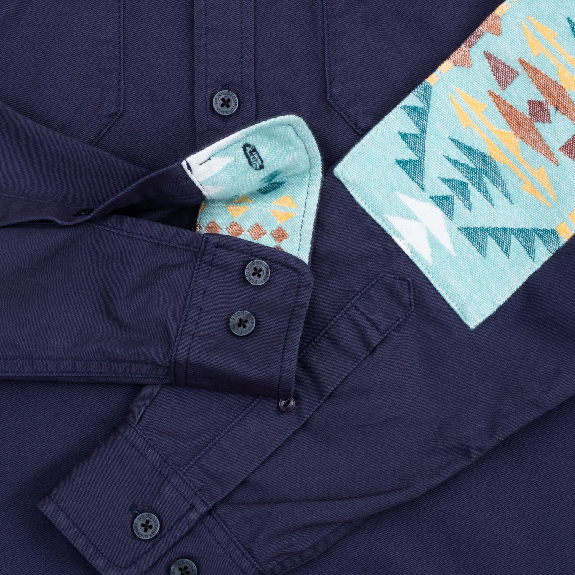 Explorer Twill Shirt - Navy/Rancho Arroyo