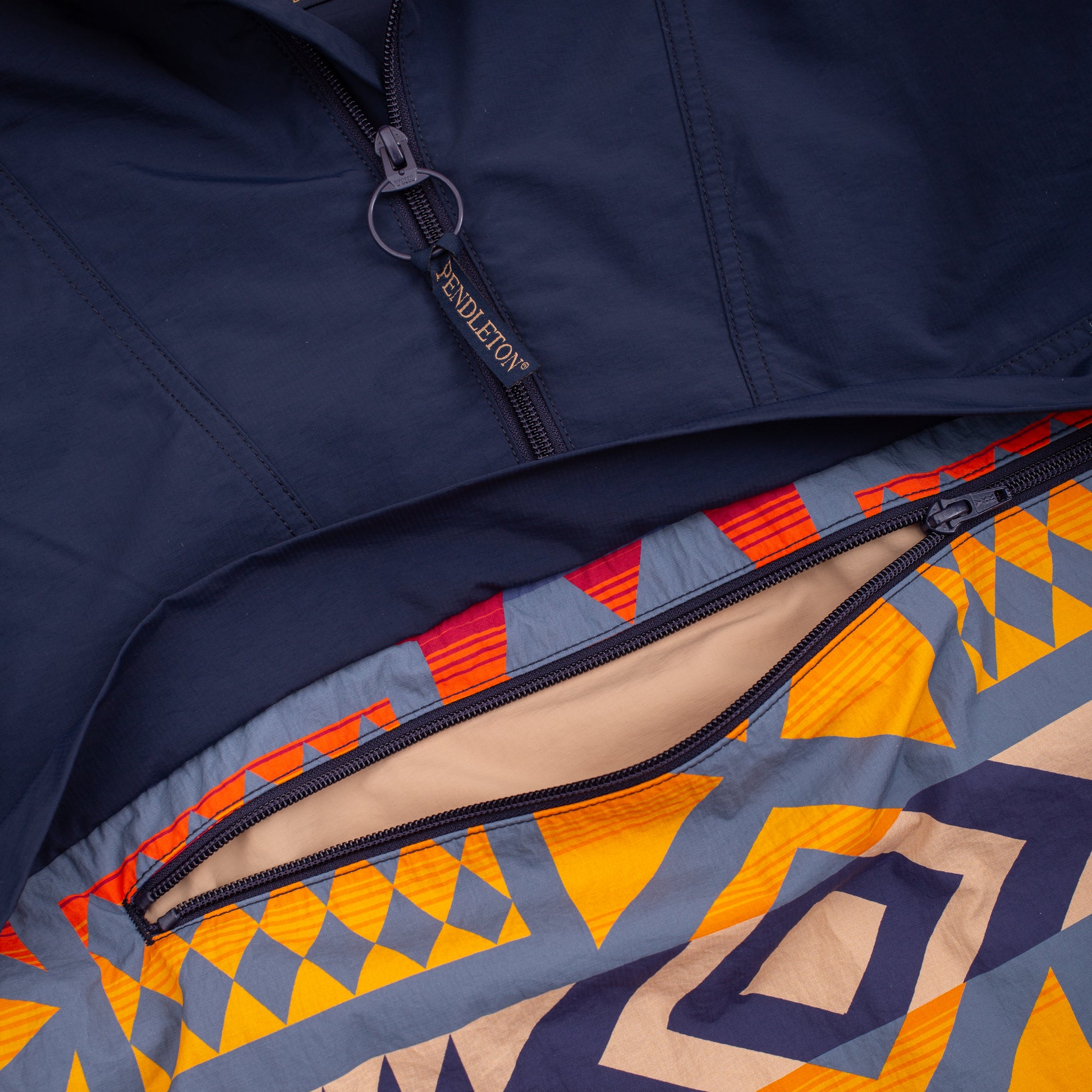 Popover Anorak - Navy/Fire Legend