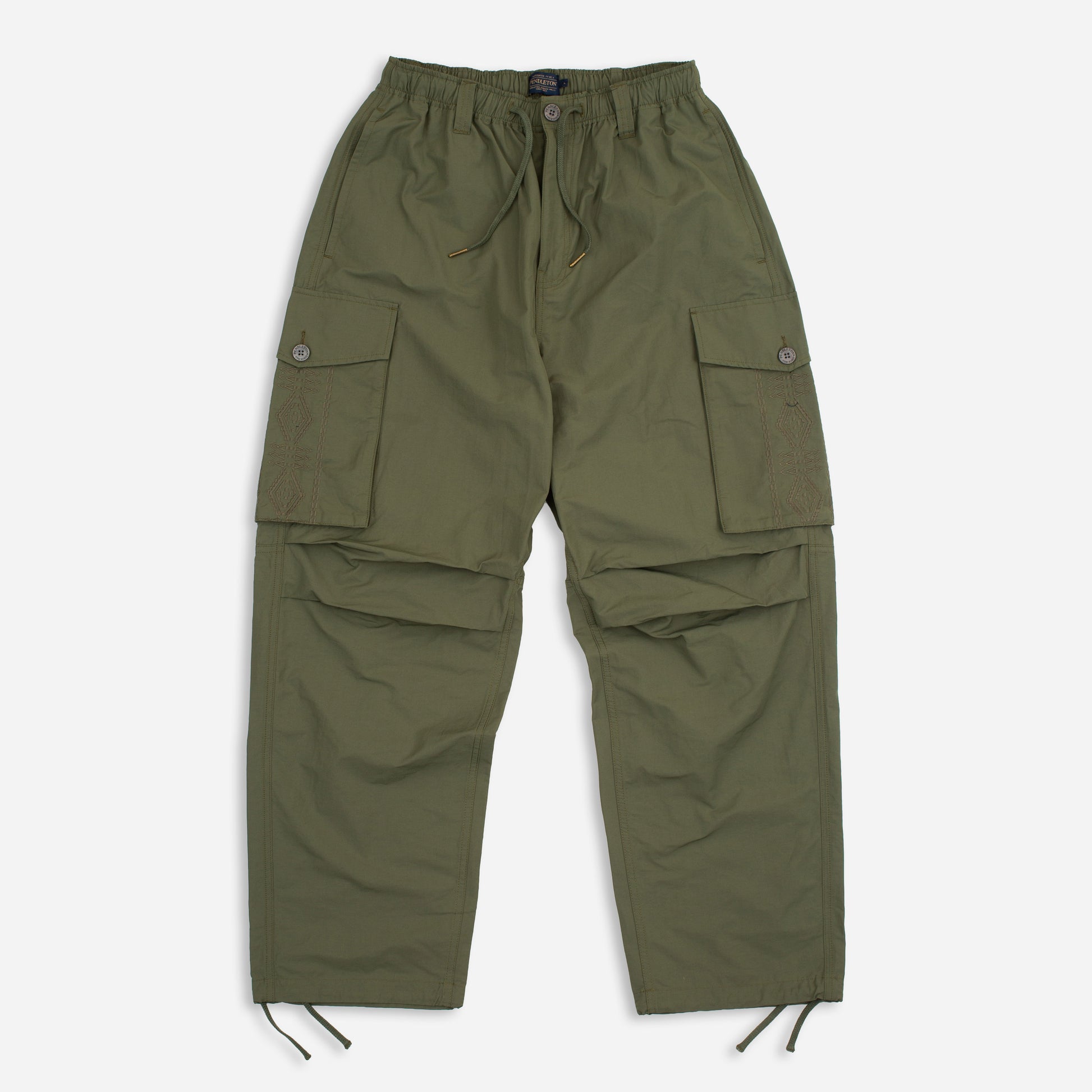 Parachute Cargo Pants - Olive