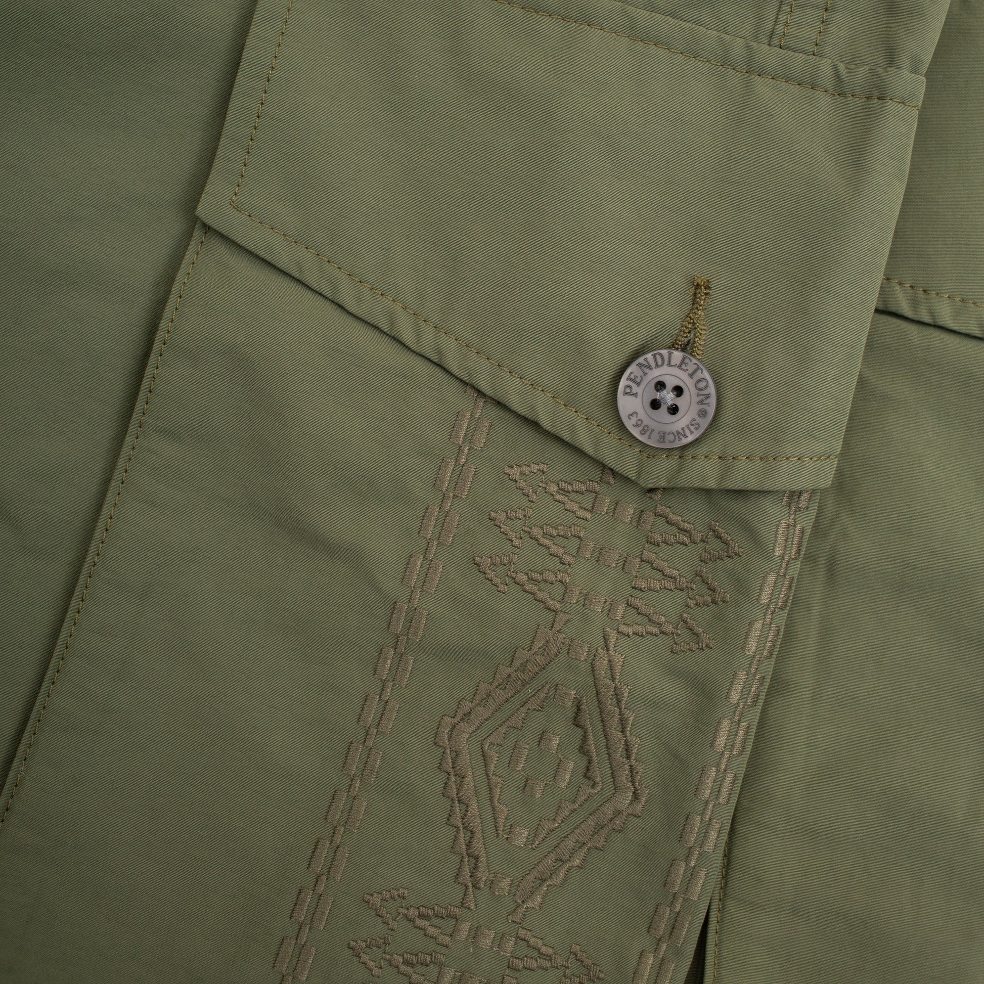 Parachute Cargo Pants - Olive