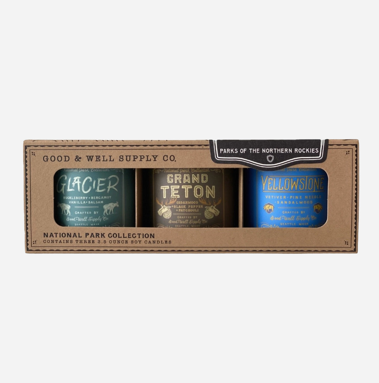 National Park Regional Candle Gift Set - Rockies