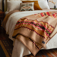 Jacquard Unnapped Blanket - Beacon Rock