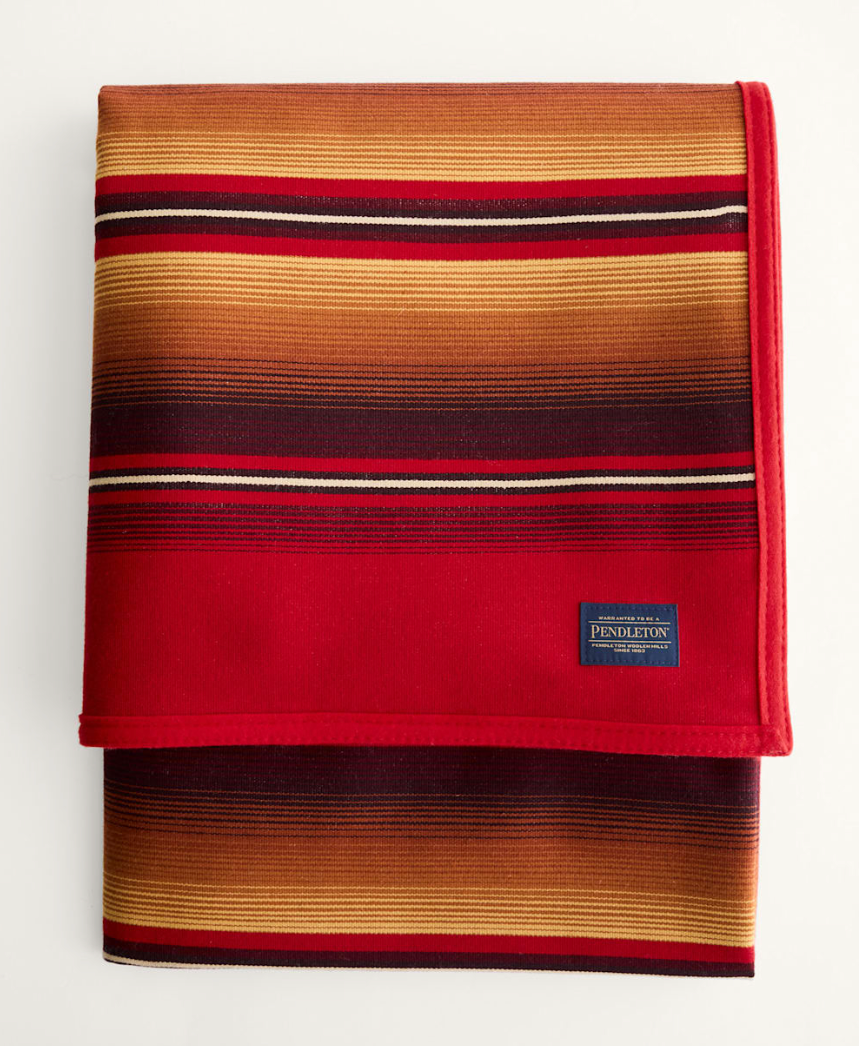 Serape Blanket - Scarlet