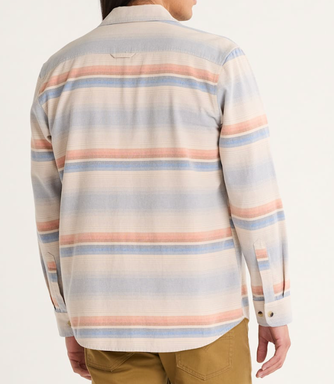 Beach Shack Shirt - Natural Multi Stripe