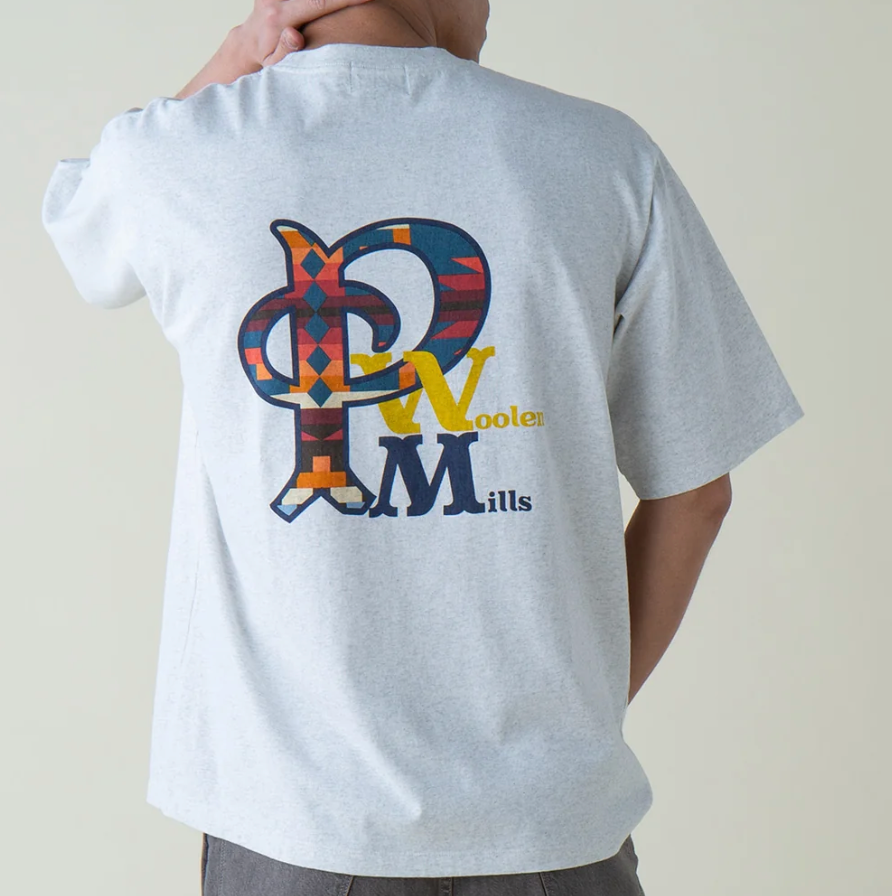 Logo Print T-shirt- Off White PWM
