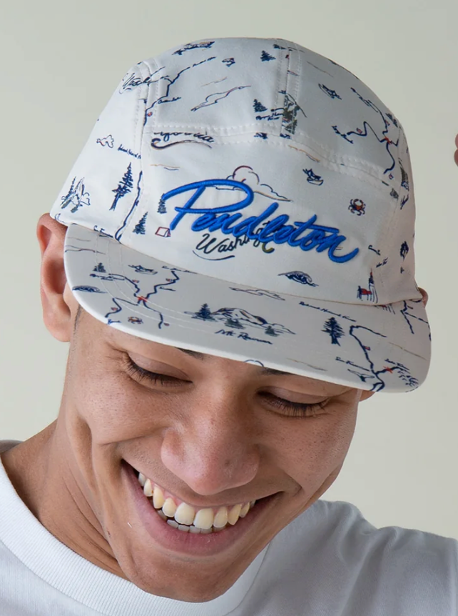 Jet Cap - Batik Floral Ecru