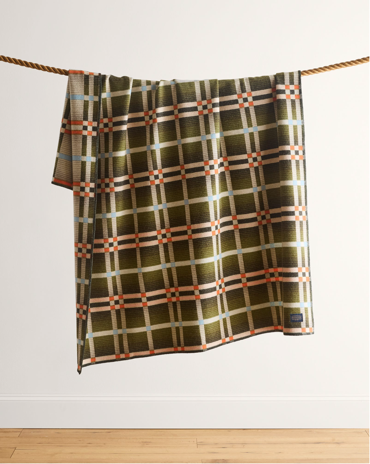 Four Square Throw - Slide Mountain Olive