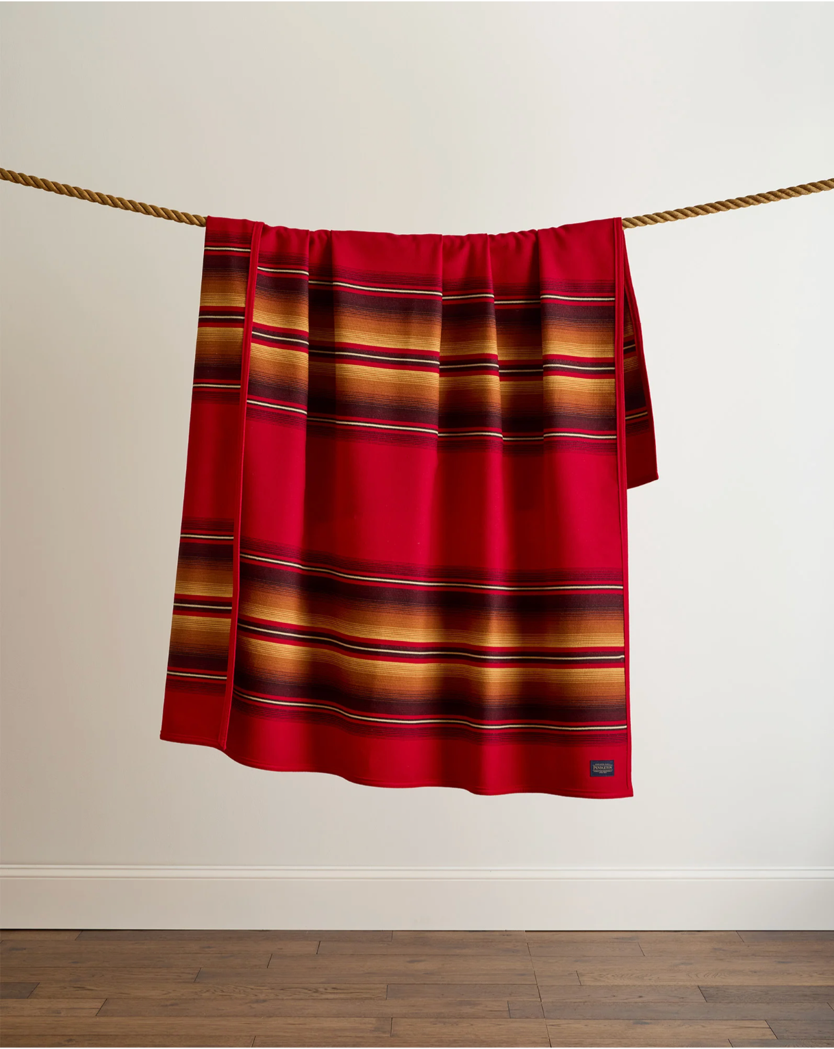 Serape Robe - Scarlet