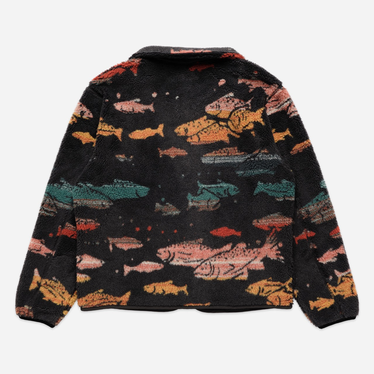 Jacquard Sherpa Fleece - Salmon Falls Scenic