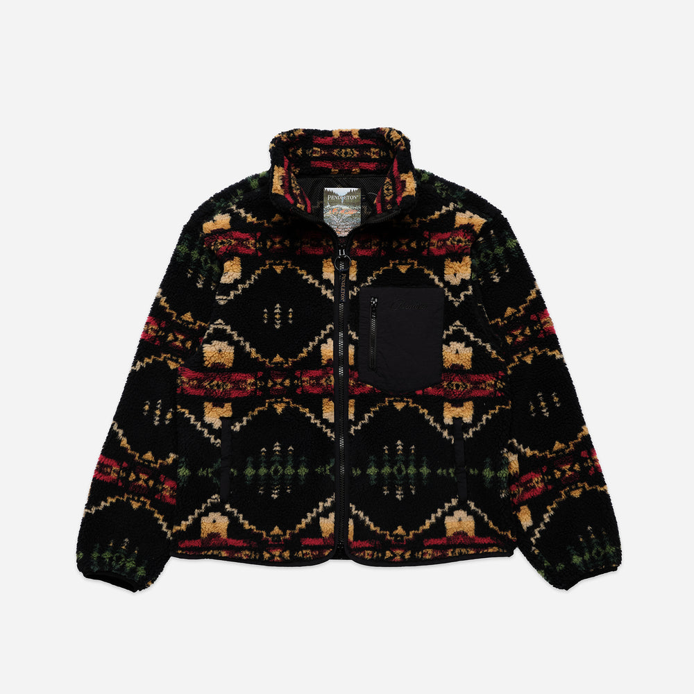 Jacquard Sherpa Fleece - Four Corners