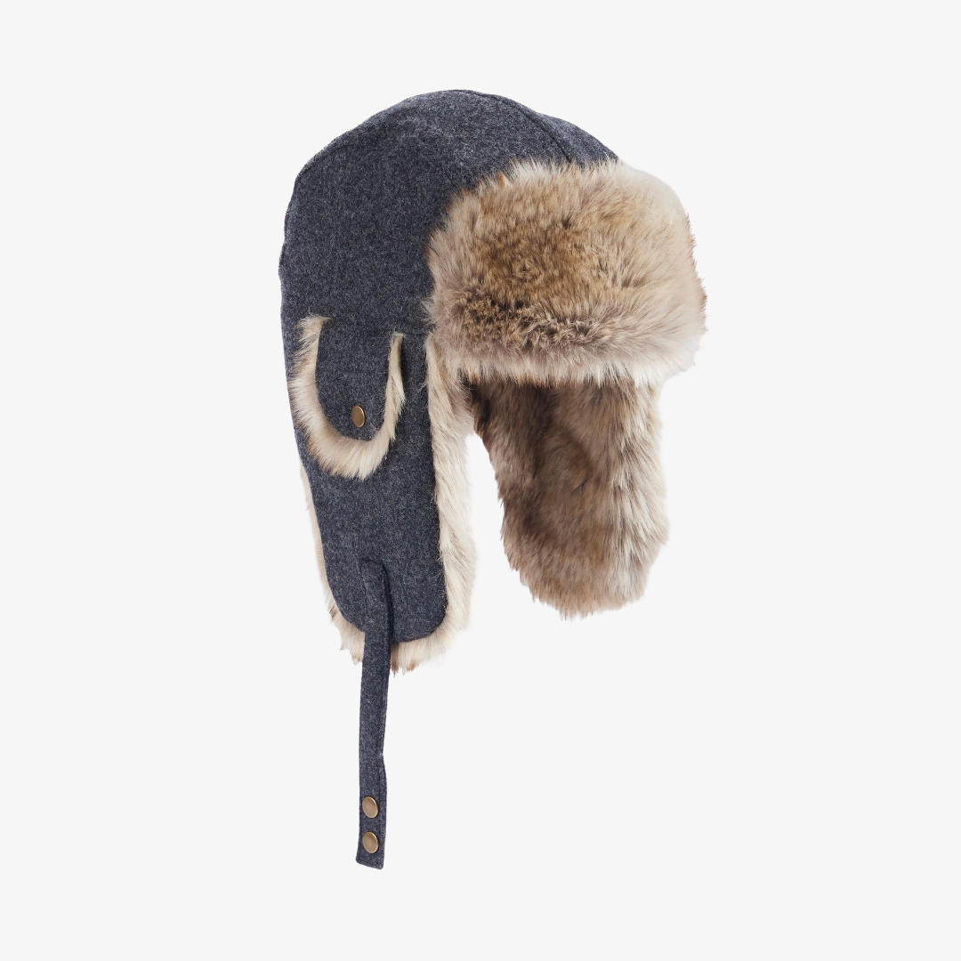 Trapper Hat - Charcoal