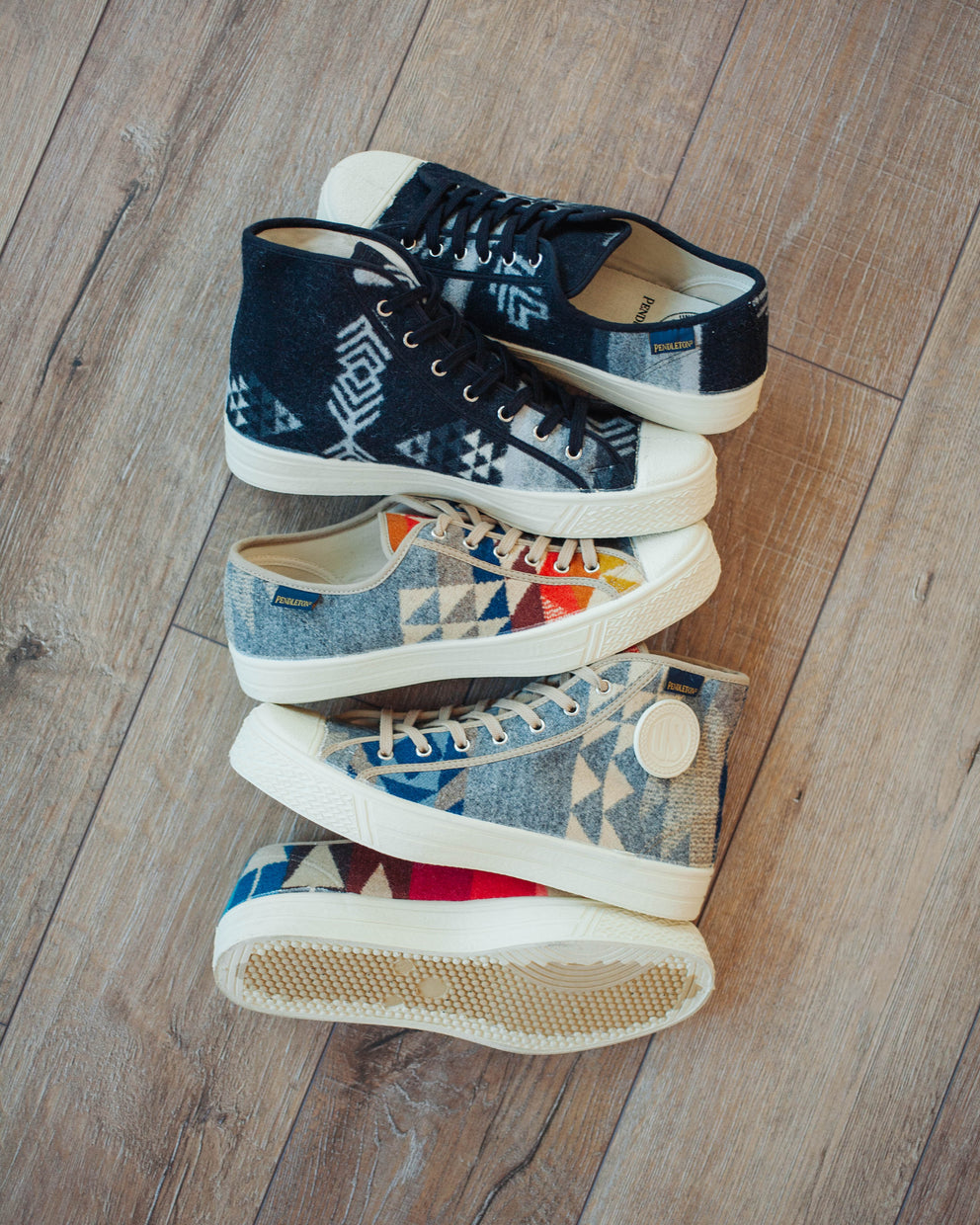 Pendleton® High Top - Grey Scale - US Rubber Co – Pendleton EU