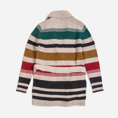 Womens Camp Stripe Cardigan - Multi