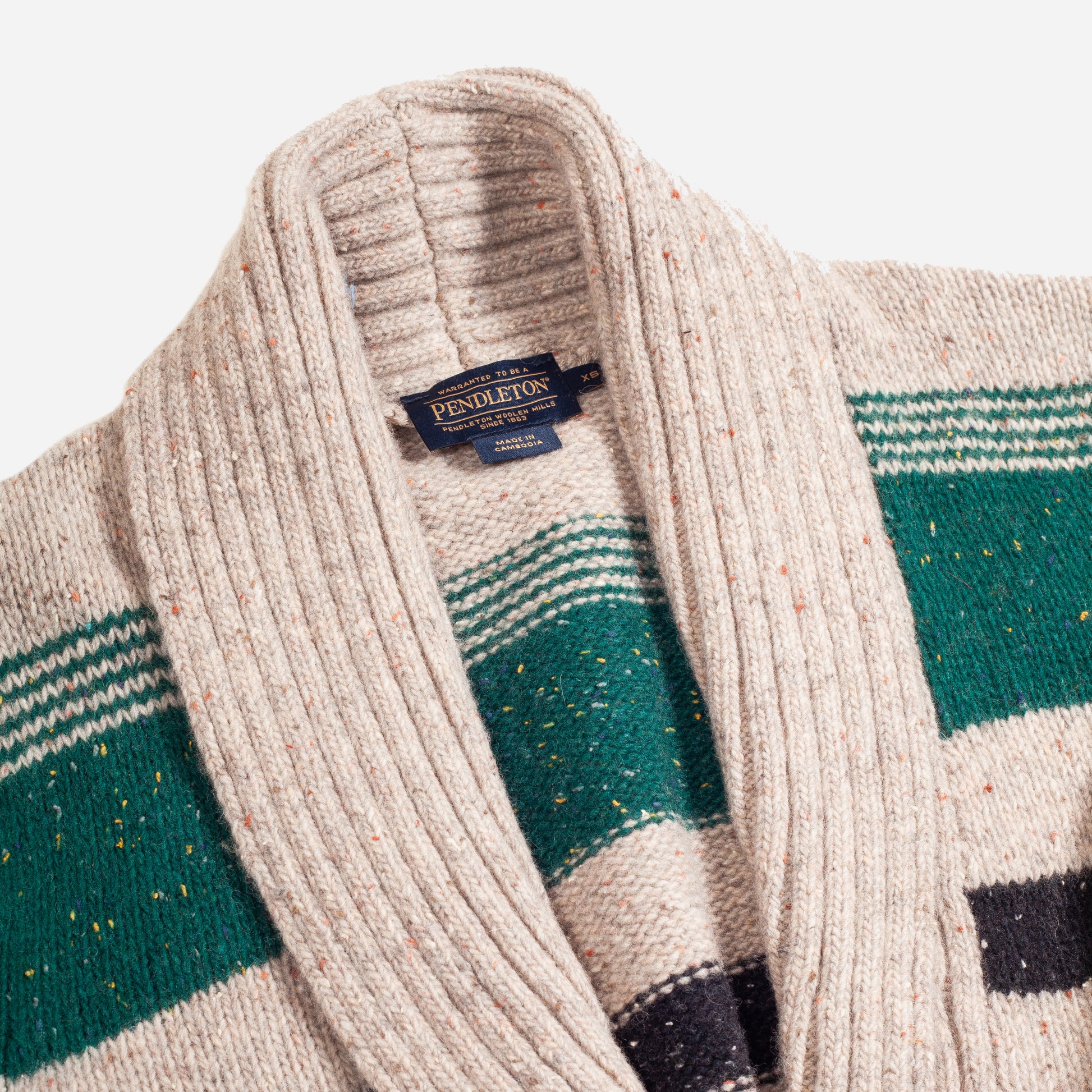 Womens Camp Stripe Cardigan - Multi