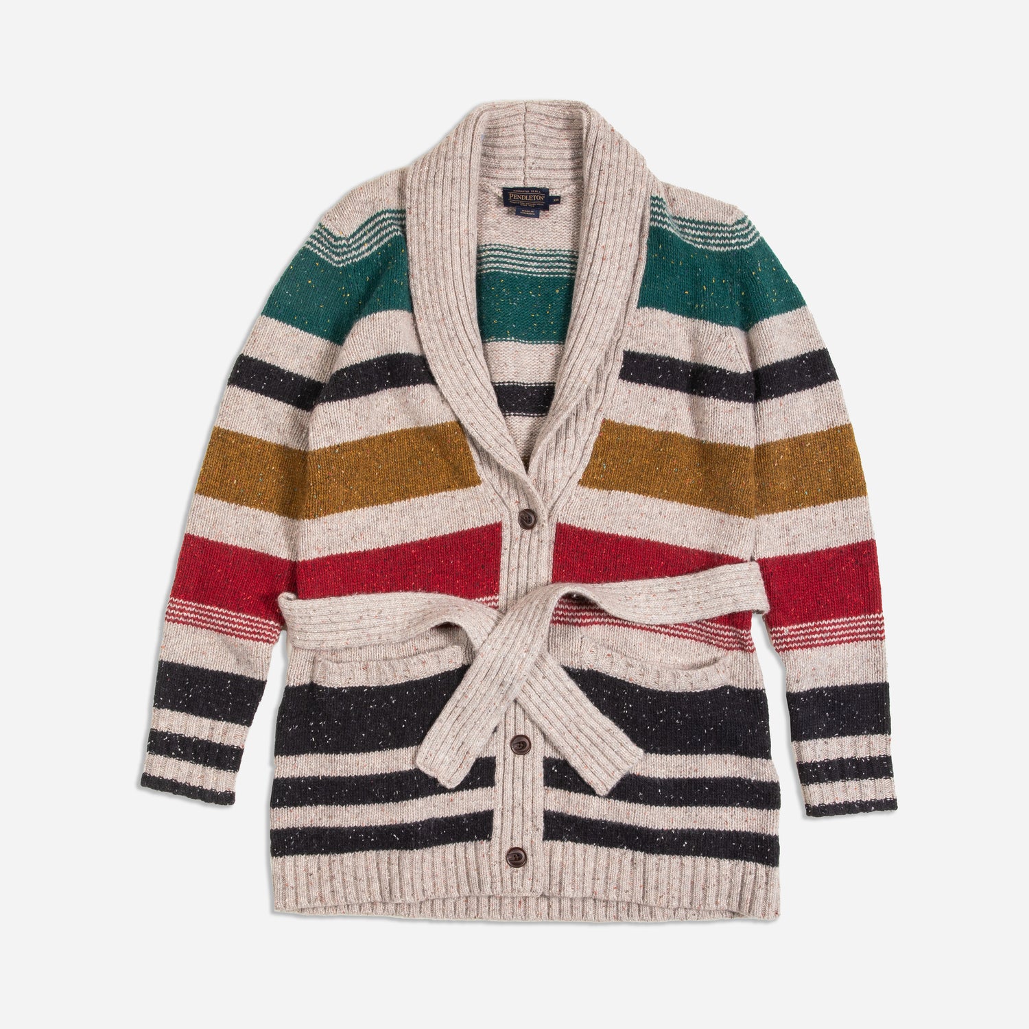 Womens Camp Stripe Cardigan - Multi