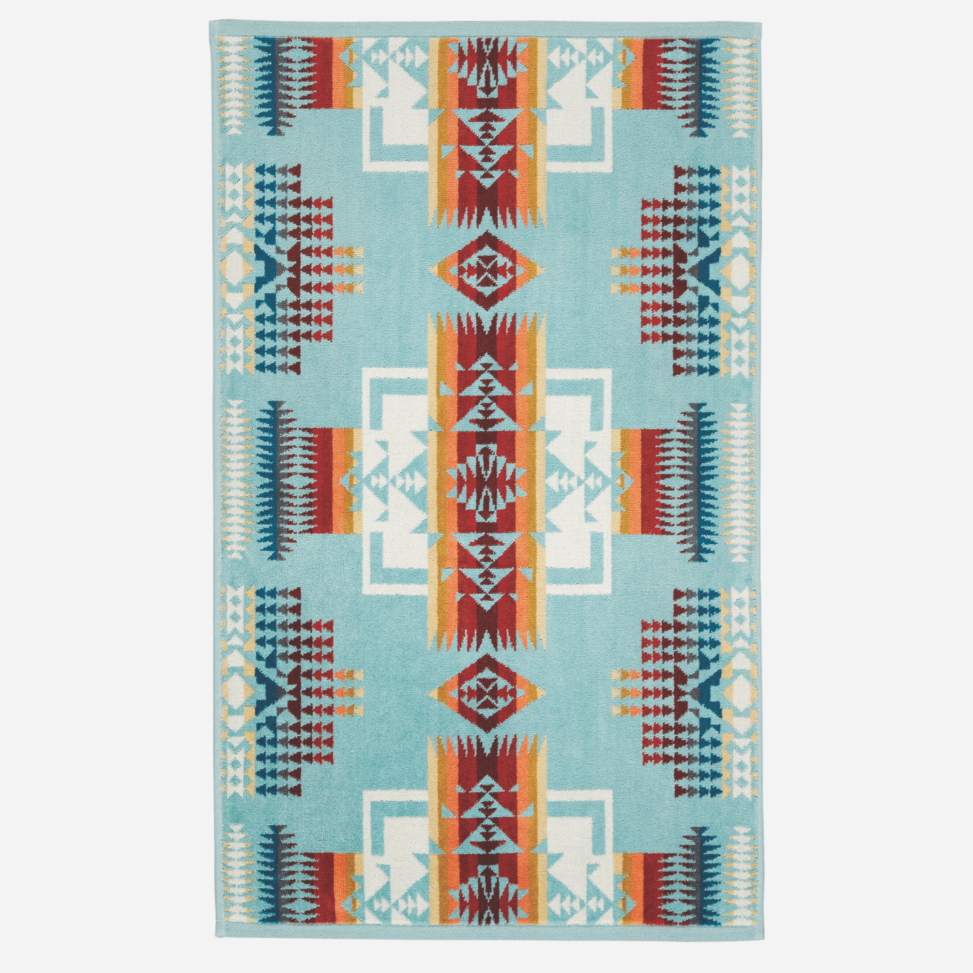 Jacquard-Handtuch – Chief Joseph Aqua