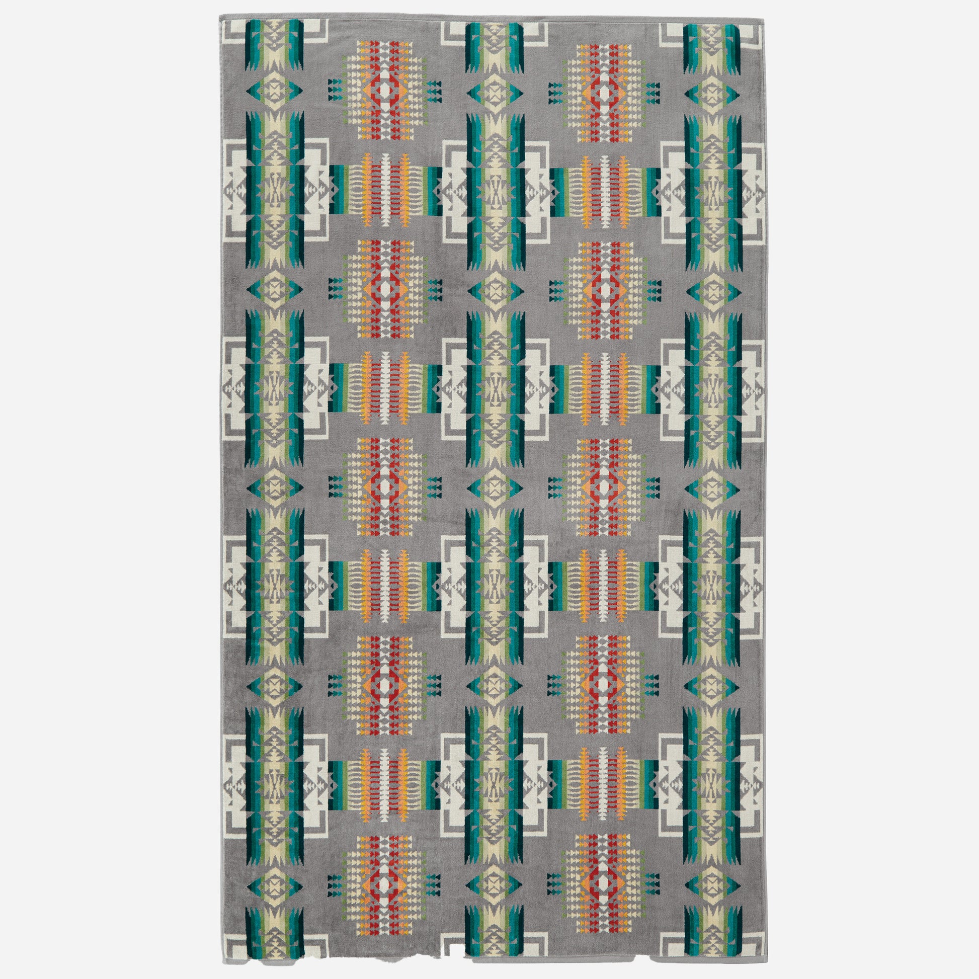 Chief Joseph Beach Towel - Grey