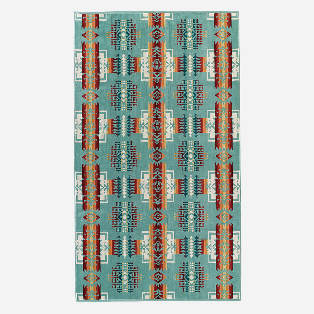Chief Joseph Beach Towel - Aqua