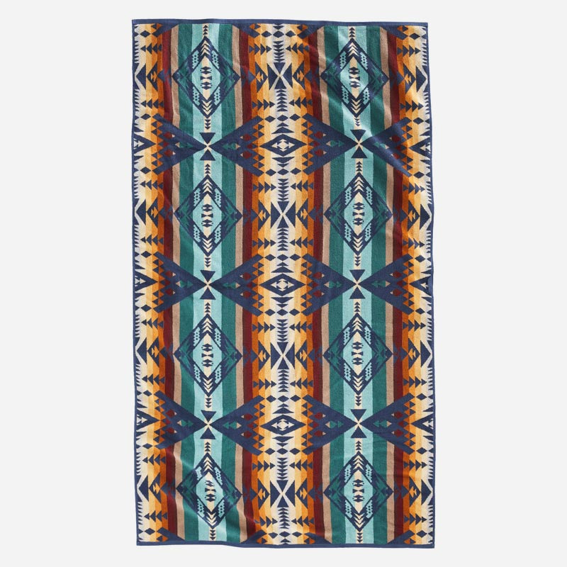 Jacquard Beach Towel - Diamond Peak