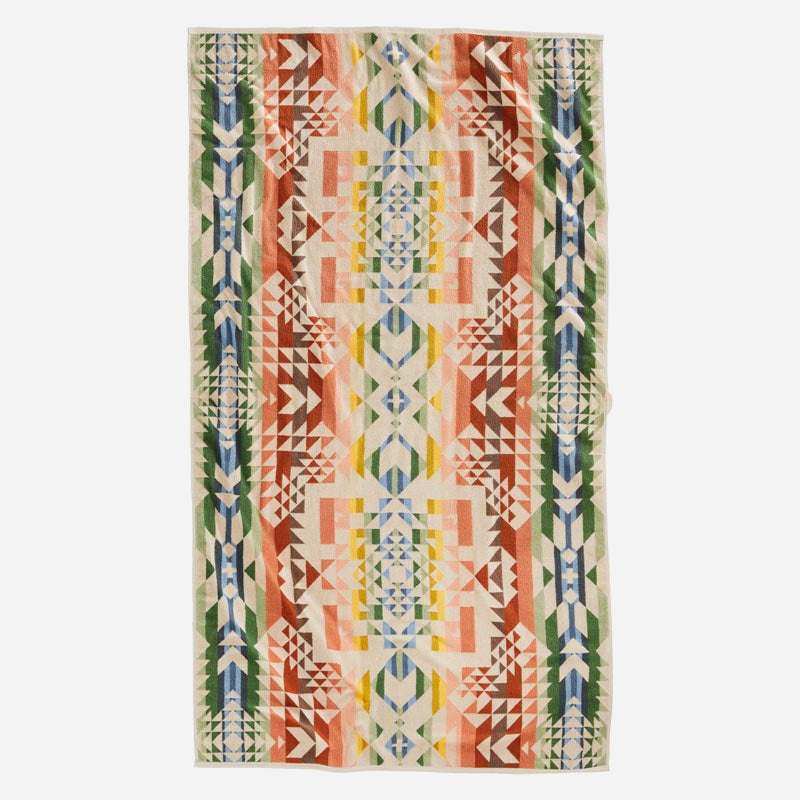 Jacquard Beach Towel - Opal Springs