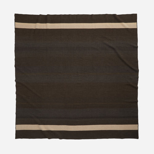 Bridger Wool Twin Blanket - Trail Stripe