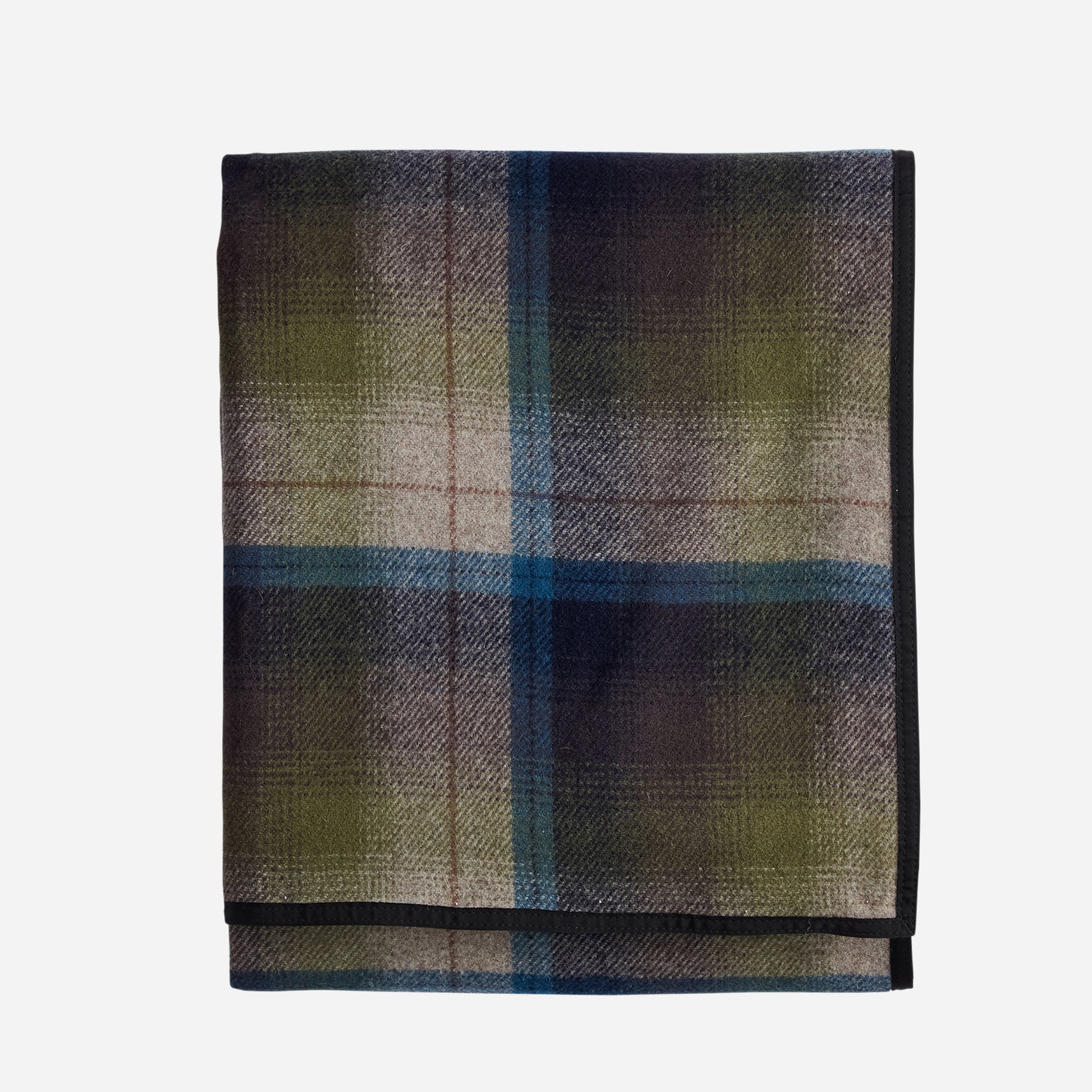 Nylon Backed Roll - Up Blanket Haystack Plaid