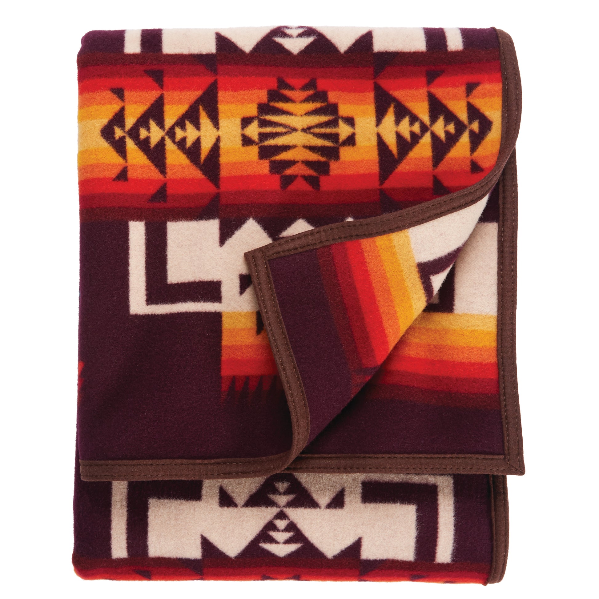 Chief Joseph Blanket - Maroon