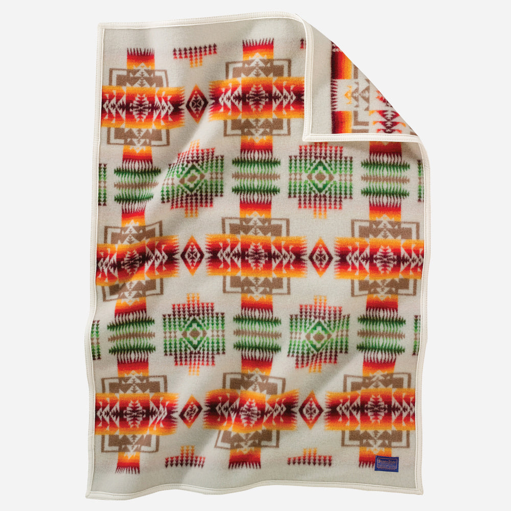 Chief Joseph Baby Blanket - Ivory